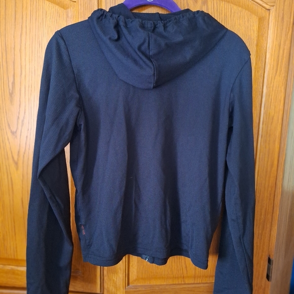 Retro Jazzercise Mesh Black Jacket Size Small - Picture 3 of 6
